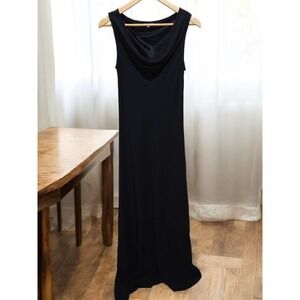 Olivier Strelli Black Maxi Dress Belgium‎ Sz 42
